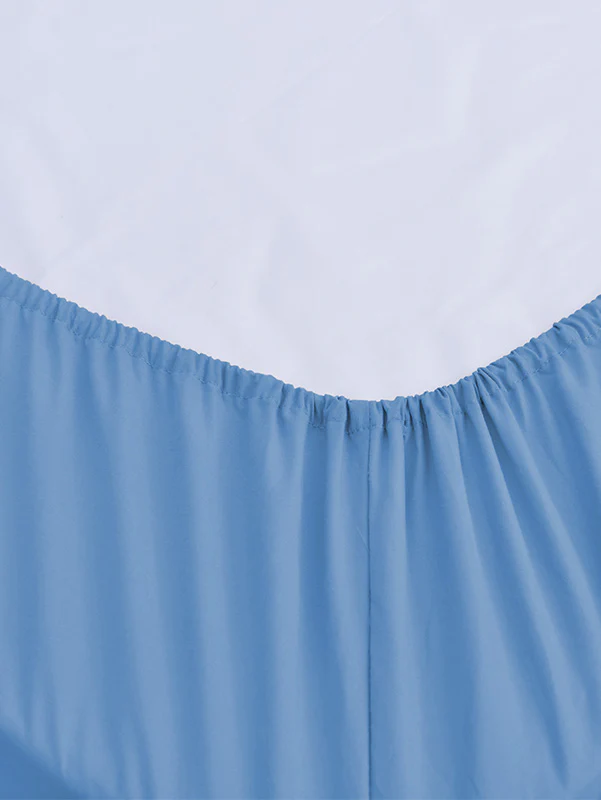 Blue Bamboo Bed Sheets - Cooling Comfort For Modern Bedrooms - Image 4