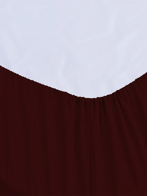 Burgundy Bamboo Bed Sheets - Cooling Comfort For Modern Bedrooms - Image 4