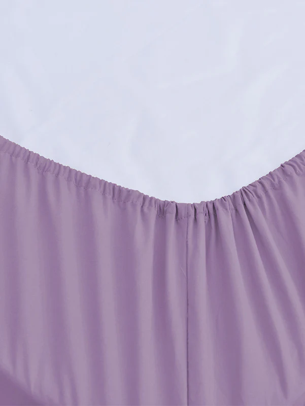 Lavender Blue Bamboo Bed Sheets - Cooling Comfort For Modern Bedrooms - Image 4