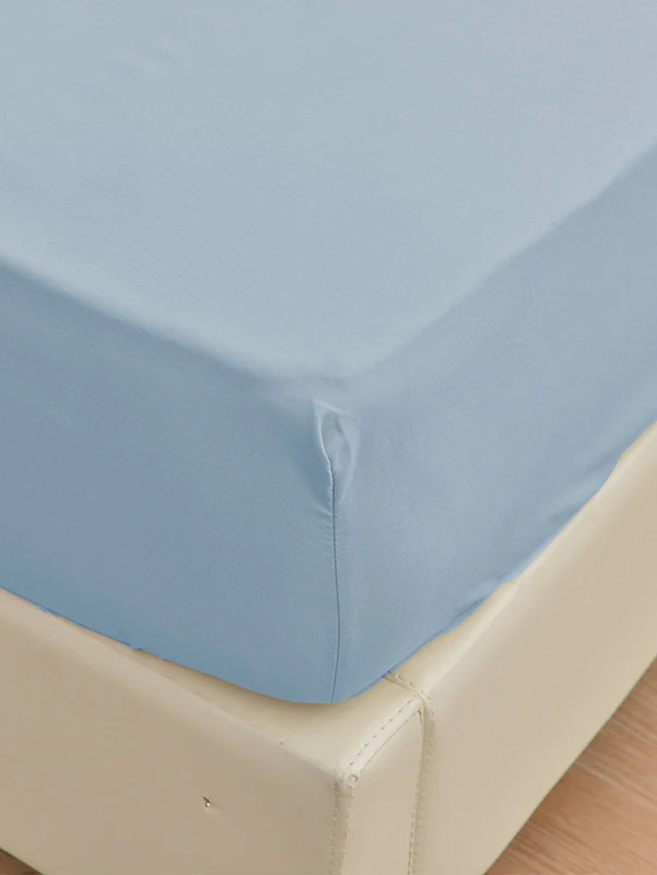 Light Blue Bamboo Bed Sheets - Cooling Comfort For Modern Bedrooms - Image 3