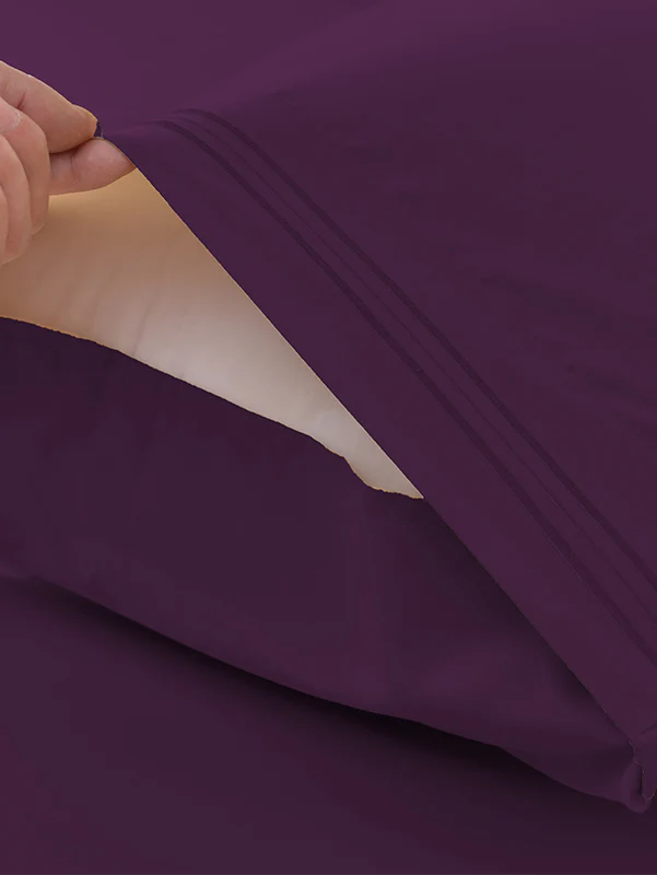 Purple Bamboo Bed Sheets - Cooling Comfort For Modern Bedrooms - Image 3
