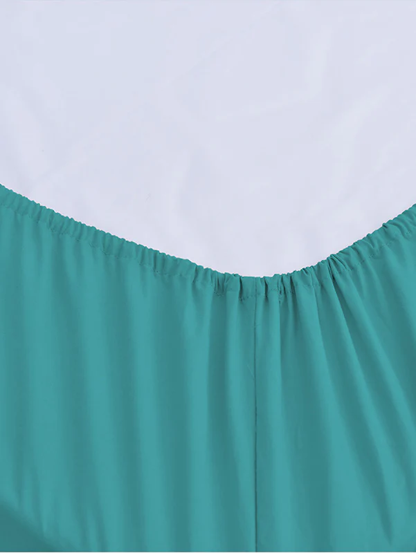 Teal Bamboo Bed Sheets - Cooling Comfort For Modern Bedrooms - Image 5